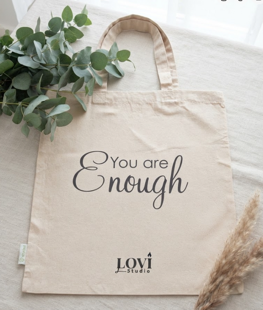 Totebag " You are Enough " - De Warmste week Editie