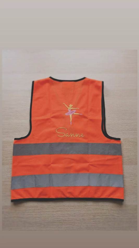 Gepersonaliseerd Fluovest met Naam en/of Afbeelding