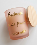 Mini Geurkaars - Bedankt voor Jouw Warmte