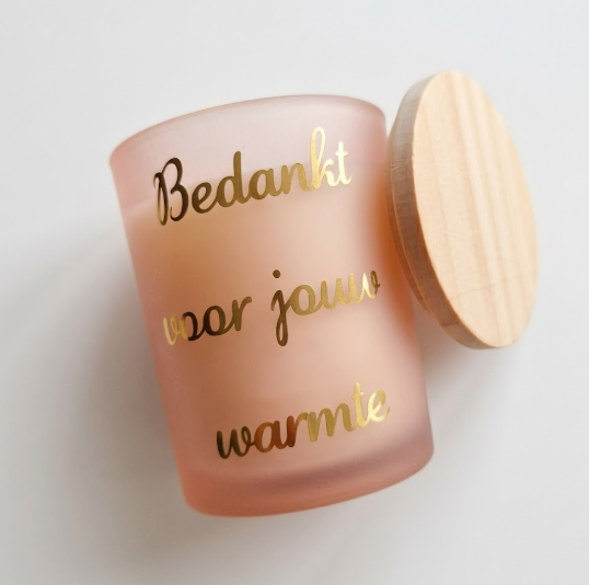 Mini Geurkaars - Bedankt voor Jouw Warmte