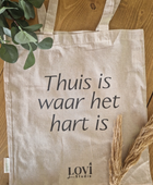 Totebag "Thuis is waar het hart is" – Special Edition DWW