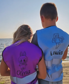 Gepersonaliseerd Fluovest met Naam en Afbeelding