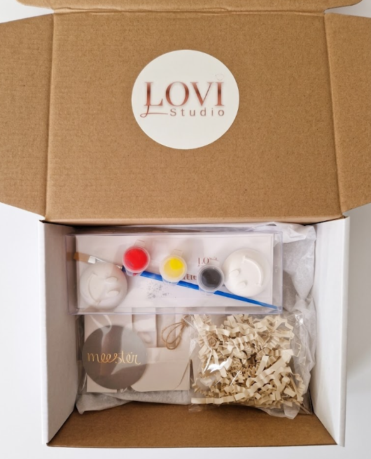 Luxe DIY Smiley Gipsmagneet Cadeaupakket – Compleet Knutselpakket