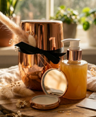 Luxe roségouden bedankset met drinkbeker, lippenbalsem en handzeep – cadeau voor juf, meter of mama van LOVI Studio