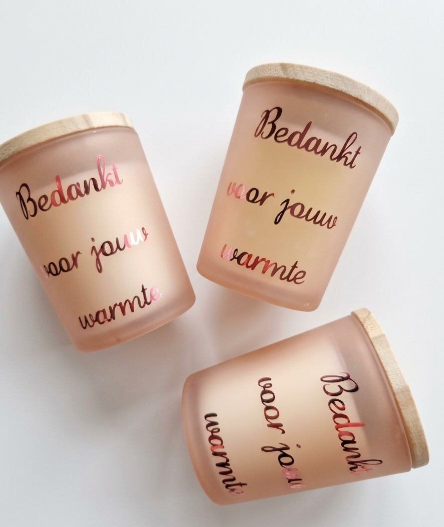 Mini Geurkaars - Bedankt voor Jouw Warmte