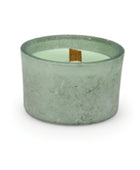 Luxe Stone Kaars met Houten Lont