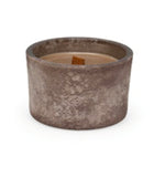 Luxe Stone Kaars met Houten Lont
