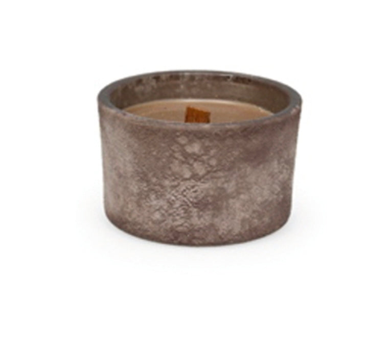 Luxe Stone Kaars met Houten Lont