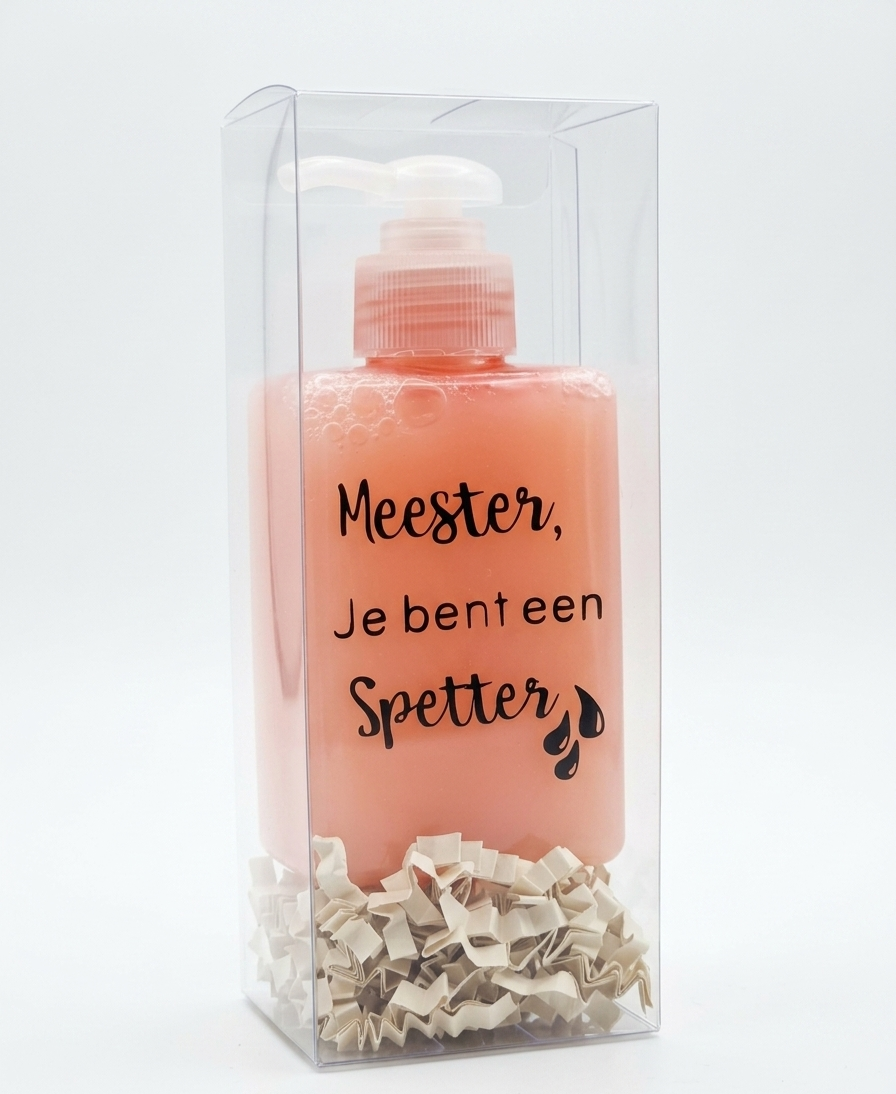 Zeepdispenser Juf, Je bent een Spetter – 50ml